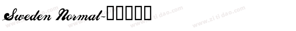 Sweden Normal字体转换